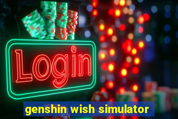 genshin wish simulator